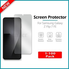 1-100 LOT LCD Clear Hydrogel Film Screen Protector for Samsung Galaxy Z Flip7 FE