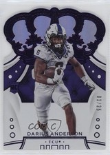 2020 Chronicles Draft Picks Crown Royale Mirror Purple 1/25 Darius Anderson 2r7