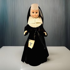 Vintage 1985 Genuine Nun Doll &ldquo;Sister Of The Order Of Mercy&rdquo; W/ Box & Stand