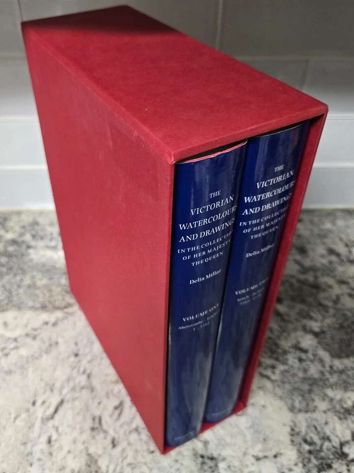 The Victorian Watercolours & Drawings Delia Millar 2 Vol Set Royal Collection 19 - Image 2 of 4