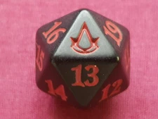 Magic The Gathering UNIVERSES BEYOND ASSASSIN'S CREED D20 SPINDOWN DICE DIE MTG