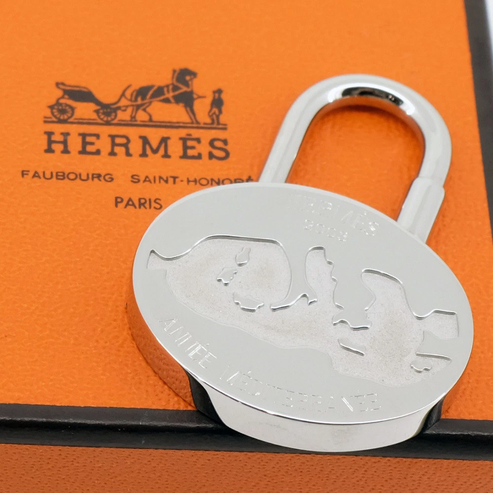 HERMÈS Ciondolo Hermes Cadena Mediterraneo Top 2003 Limited Charm Metallo Argento