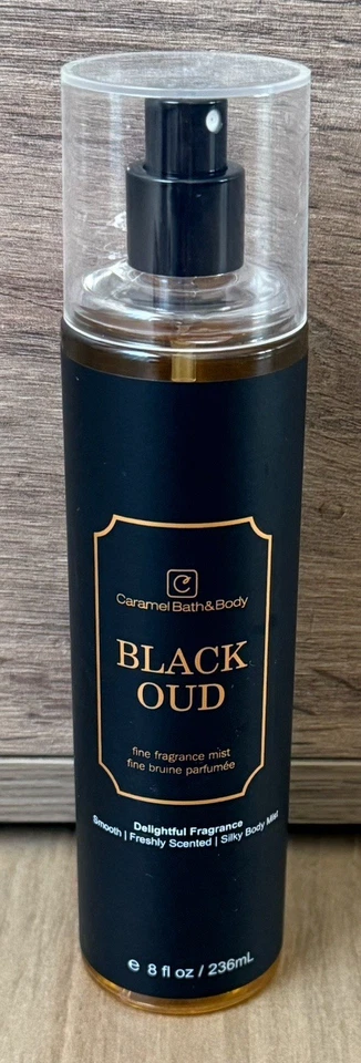 Vaporizador corporal Caramel Bath & Body Black Oud 236 ml - Spray con aroma fresco Oud y vainilla Foto 3 de 3