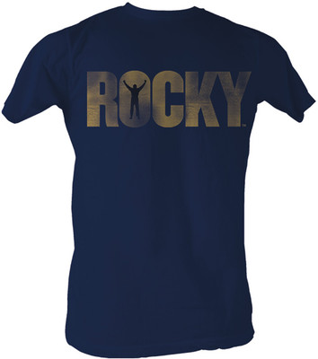 Rocky Balboa Gelb Logo Film Klassisch Boxen Erwachsene Herren T-Shirt RK574
