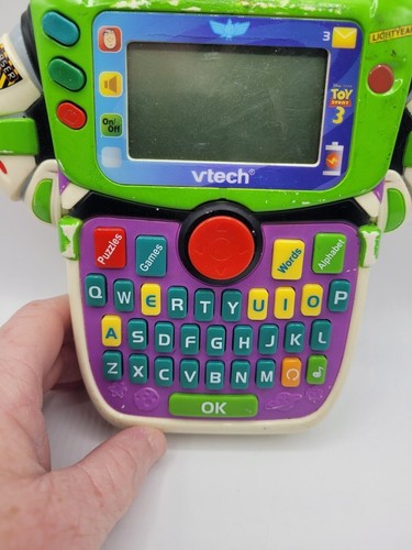Disney Pixar Vtech Buzz Lightyear Toy Story Handheld Electronic Learn & Go Game - Picture 3 of 6