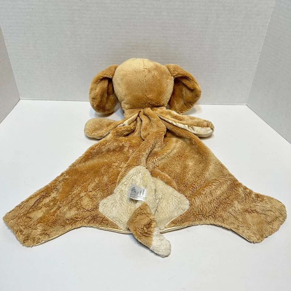 Manta de seguridad para perro de felpa marrón Gund Spunky Huggybuddy Lovey peluche Foto 4 de 4