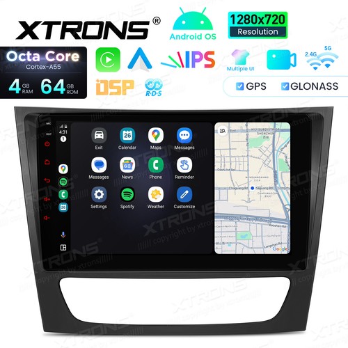 For Mercedes-Benz E-W211 CLS-W219 CarPlay Android 14 4+64GB Car Stereo GPS Radio - Picture 6 of 20