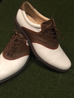 ecco leather golf shoes