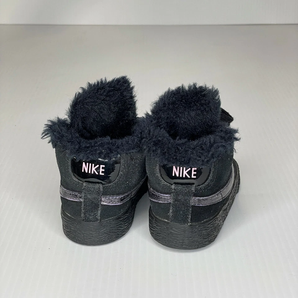 BOTA BLAZER NIKE (TD) NIÑO PEQUEÑO 407900-001 NEGRA/ROSA PERFECTO Talla 4C Foto 3 de 4