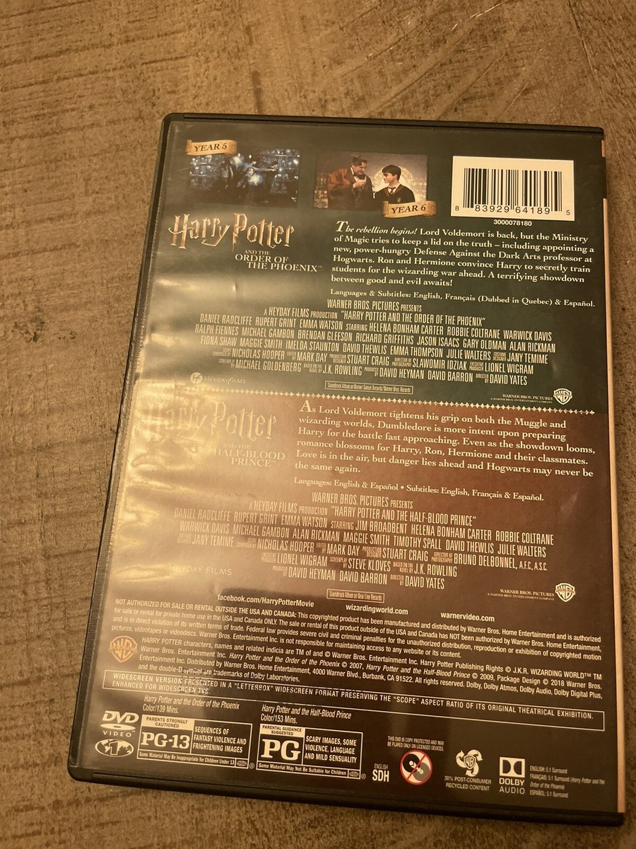 Harry Potter: Order of Phoenix / Half-Blood Prince [2pack