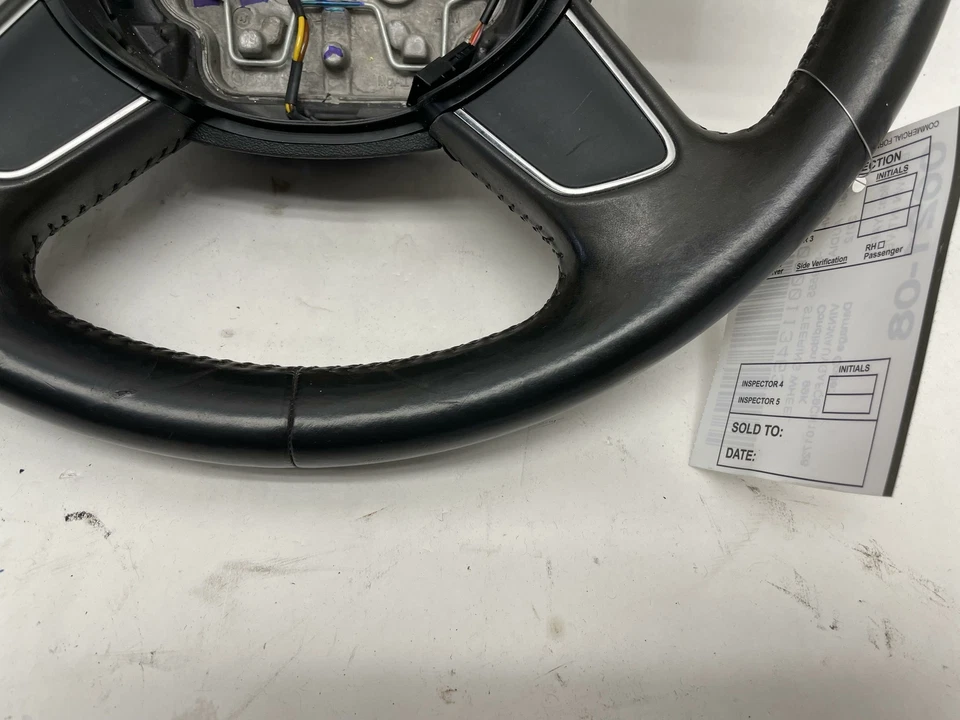 AUDI A6 S6 S7 A7 RS7 2012-2017 volante cuero negro térmico OEM Foto 4 de 4