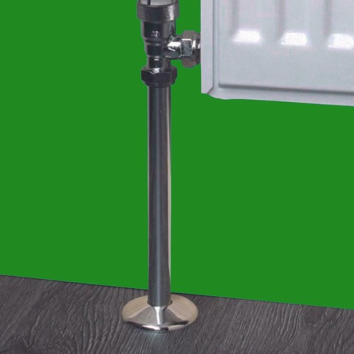 2x 15mm Chrome Radiator Pipe Collars Cover, Electroplated PP, Easy Split & Click - Picture 4 of 4