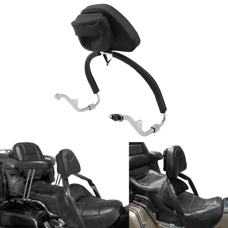 Respaldo de barra Driver Sissy apto para Honda Goldwing GL1800 1800 2001-2016 13 14 15 Foto 2 de 4