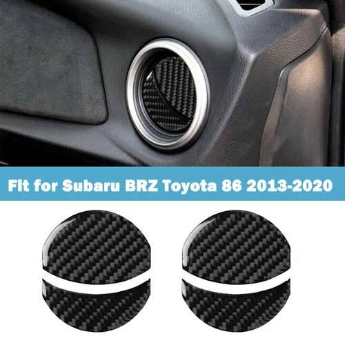 Cubierta de ventilación de aire interior de fibra de carbono negra 4X para Subaru BRZ Toyota 86 2013-2020 - Imagen 1 de 5
