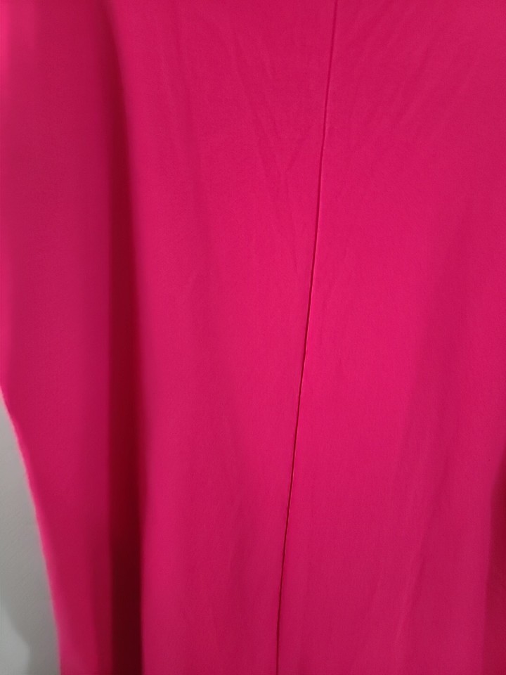 Love Scarlett Sx XL 22" bust Fuchsia Pink Short Sleeve Top Embroidary