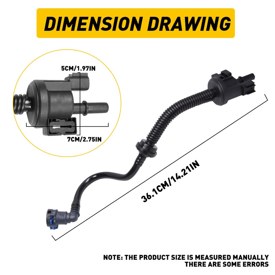 For 20152023 Ford Mustang with 2.3L Ecoboost Engine EVAP Fuel Hose