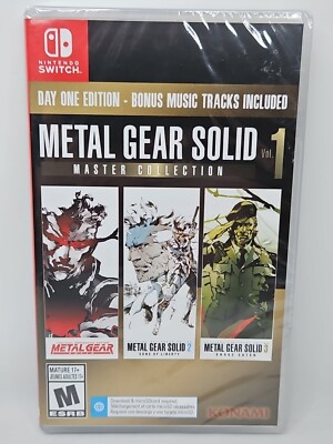 Metal Gear Solid: Master Collection Vo1. 1 - Nintendo Switch Factory Sealed 