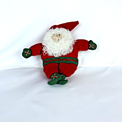 Vintage Alcon Inc Ma- Me- Oh- Plush Santa Stuffed Toy Doll Christmas 5'' Tall