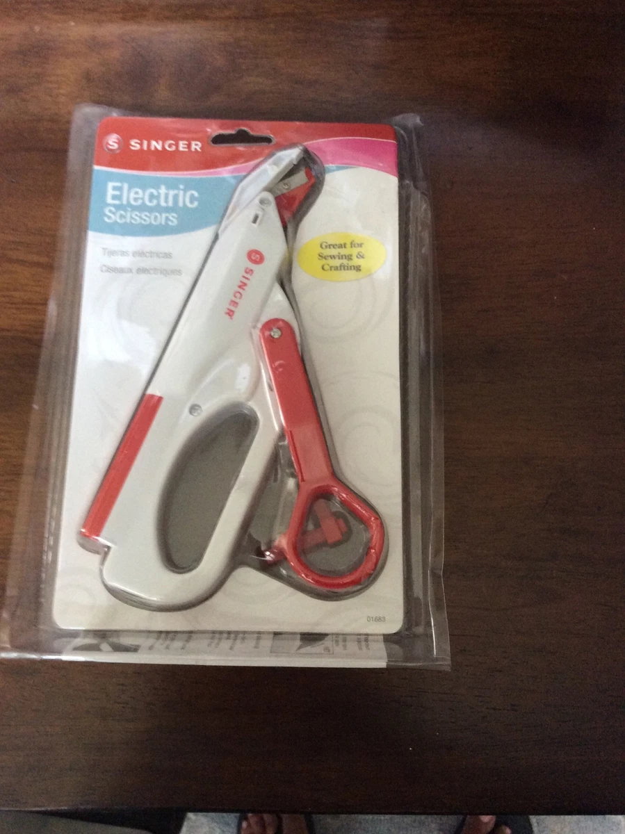 SINGER Battery Operated ELECTRIC SCISSORS NEW NIB eBay