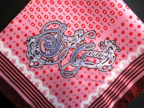 REDUCED! New 14" Satin 100% Silk Pocket Square Reds Secret Garden-U - Picture 3 of 4