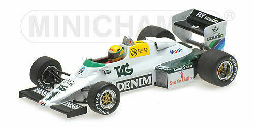 Minichamps Williams Ford FW08C Ayrton Senna Donington Park Test 1983 #1, 1:43 - Picture 2 of 4