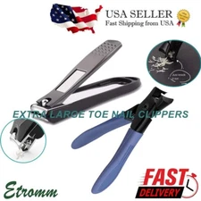 Extra Large Stainless Professional Toe Nail Clippers Duty Precision Nail Scissor