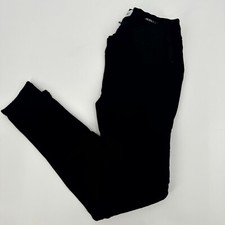 DL1961 Jess Maternity Jeans Women's 26 Black Denim Comfort Mid Rise Skinny Leg