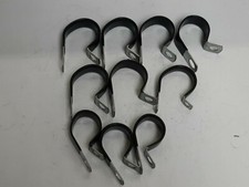 ASSORTED SIZES CABLE CLAMPS  LOT OF 10 