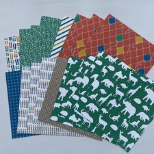 Stampin  Up ANIMAL PARTY DSP 17 6x6 sheets -Not A Sampler Pack Birthday Kids