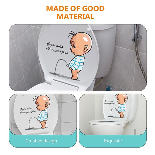 Toilettenaufkleber Löwe 25x29cm - Wasserdichte PVC Aufkleber Für Badezimmer