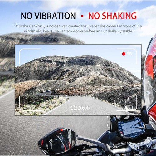 Recorder for GoPro camera Bracket fits For DUCATI Multistrada 950 S 1200 1260 - Foto 4 di 14