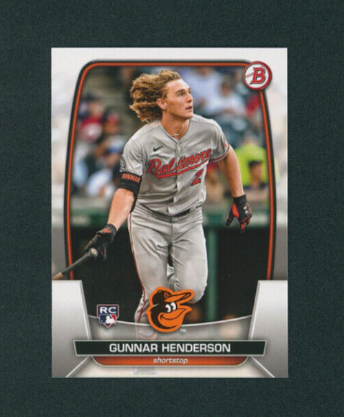 2023 Bowman Gunnar Henderson Rookie RC #65 Baltimore Orioles Star