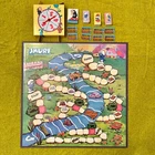 Vintage 1988 THE SMURF GAME, Milton Bradley 4909- RARE Board Game w/ Log Pieces