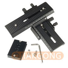 DSLRKIT 4 way Macro Shot Focusing Focus Rail Slider with Quick Release Plate Set