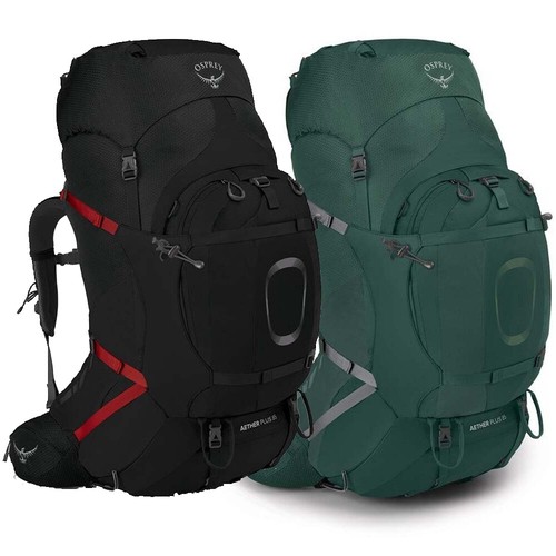 Osprey Aether Plus 85L Mens Hiking Backpack