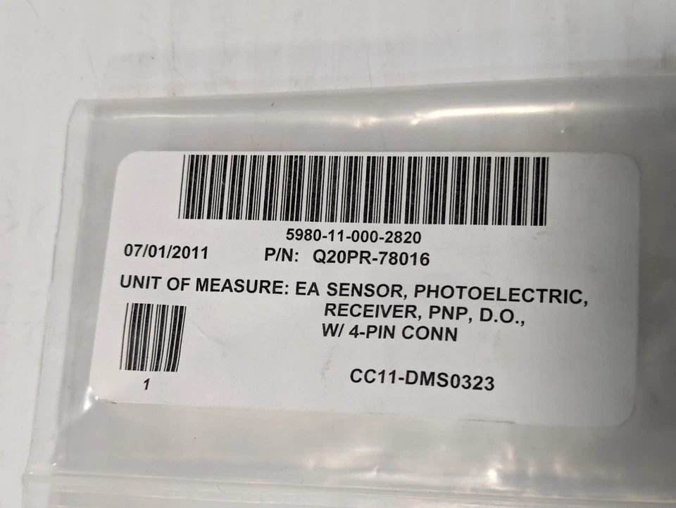 Banner Q20PR-78016 Photoelectric Receiver Sensor - Image 3 of 4