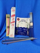 Lot of 20 Knitting Needles Susan Bates, Boye, Hero Knitting Needles Holder New