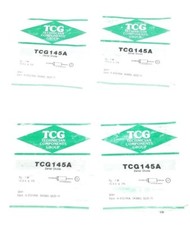 LOT OF 4 NEW TECHNICIAN COMPONENTS GROUP TCG145A ZENER DIODES ECG145A