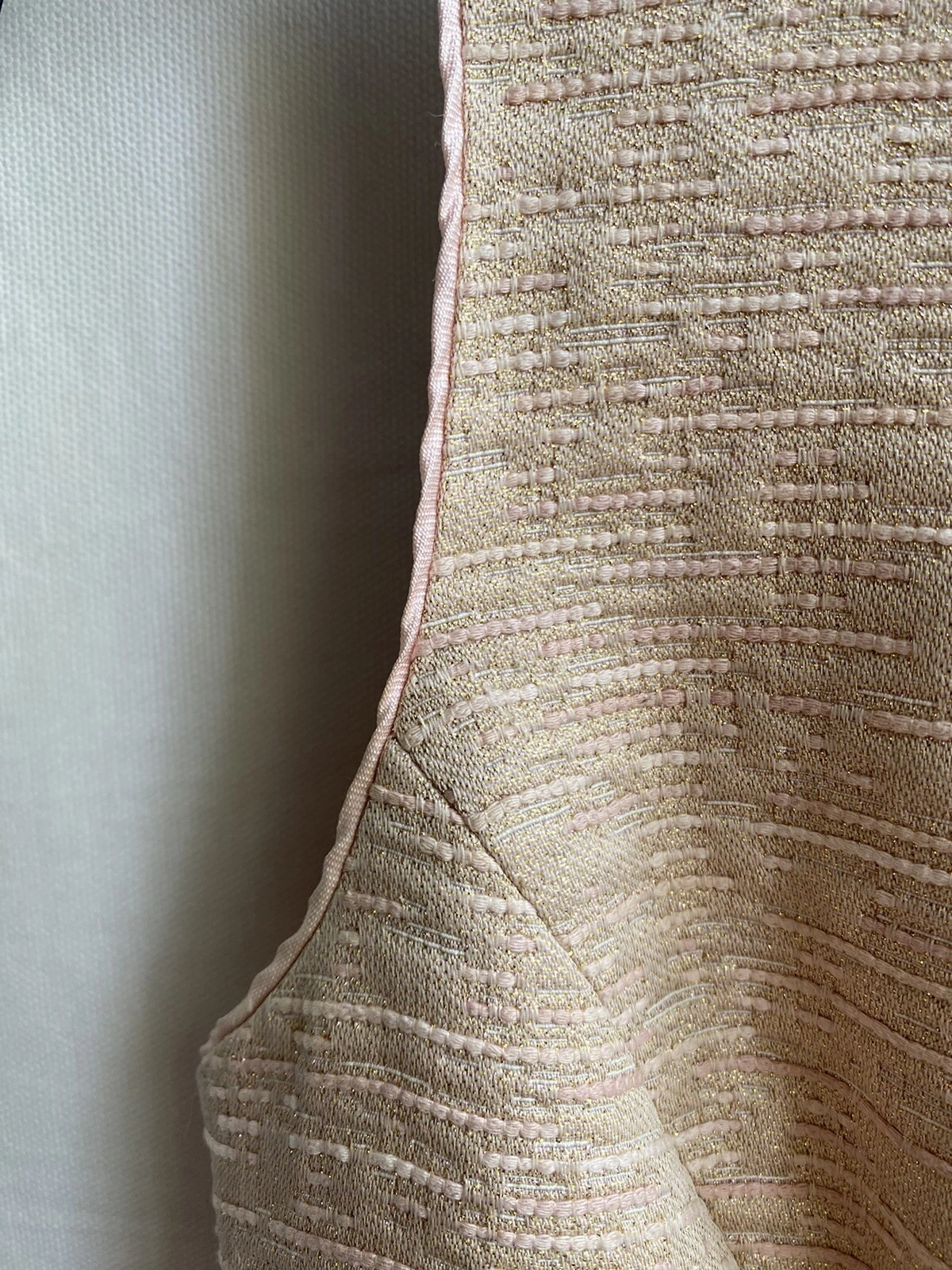 ABITO SMANICATO ROSA E ORO KATE SPADE PARTY TAGLIA US 4 UK 8 N0:26