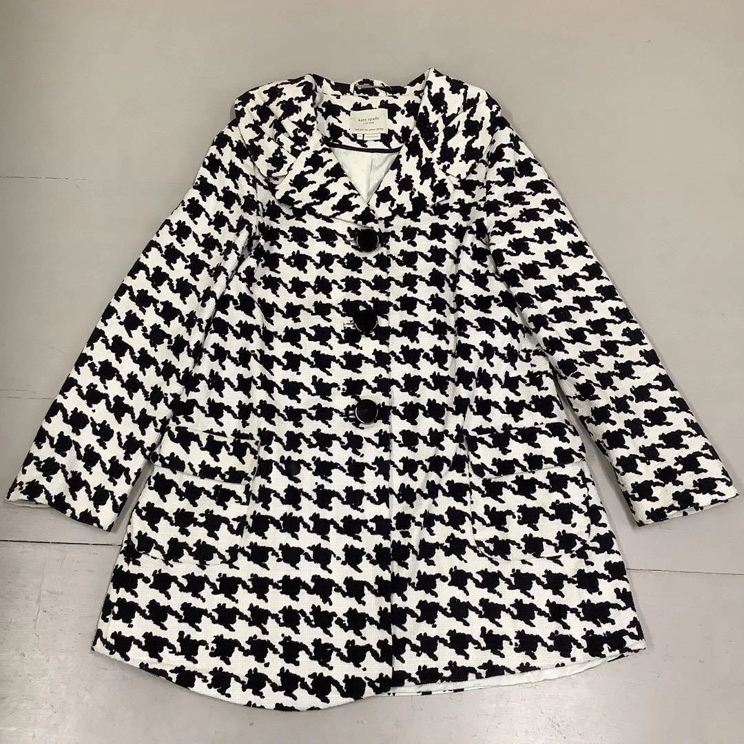 Kate spade houndstooth coat XS size