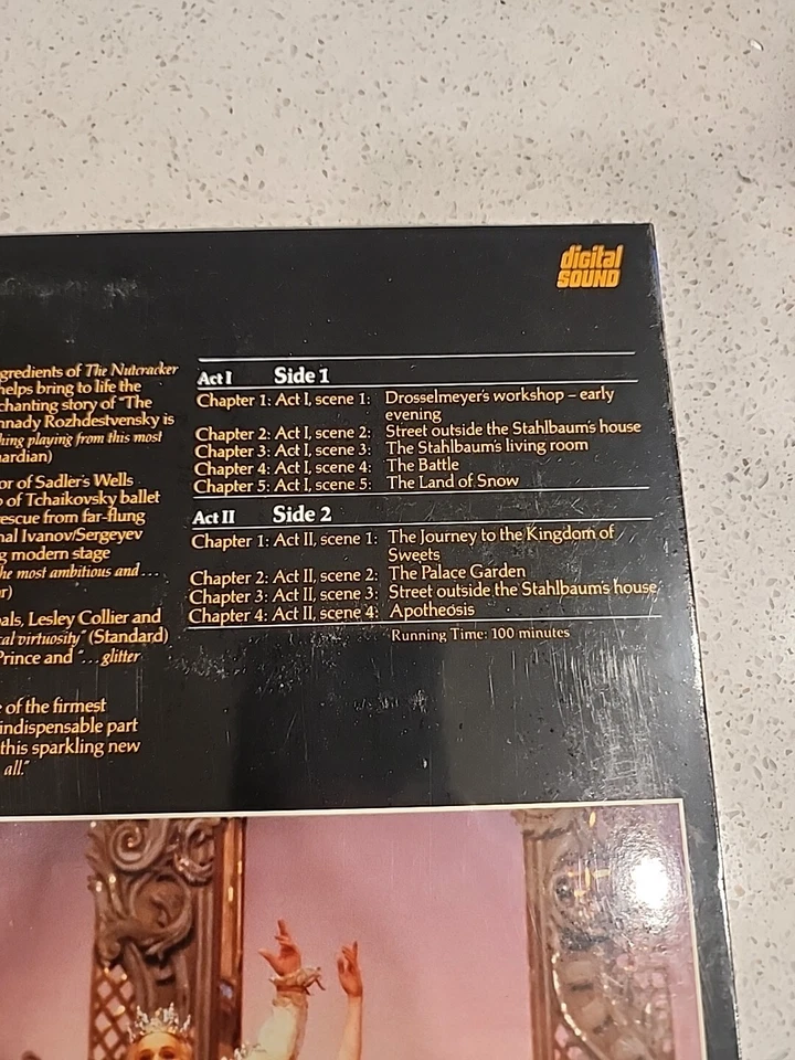The Nutcracker Royal Ballet Laserdisc PA-87-202 Covent Garden Sealed NEW! - Image 4 of 4