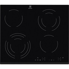 Image of 7332543484140 Electrolux EHF6343FOK hob Black Built-in 60 cm Ceramic 4 zone(s) E