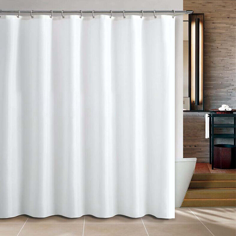 Extra Large Shower Curtain w Grommets Hooks Bathroom Bathtub SPA