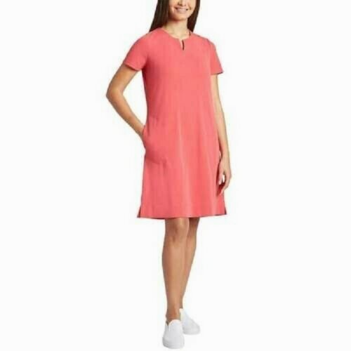 ellen tracy pima cotton dress Ellen Tracy Women's Size S Pima Cotton Dress V Neck A Line Pockets