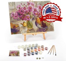 Kit de pintura por n meros para principiantes y avanzados en lienzo enmarcado US