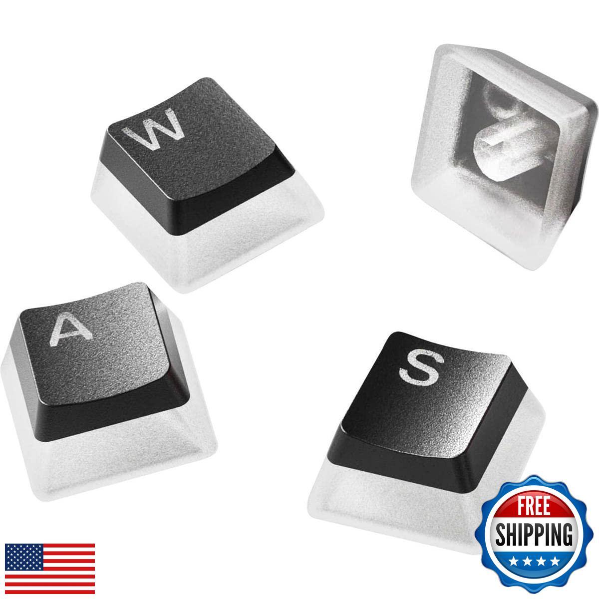 SteelSeries PRISMCAPS - Double Shot Pudding-Style Keycaps - Durable PBT Therm