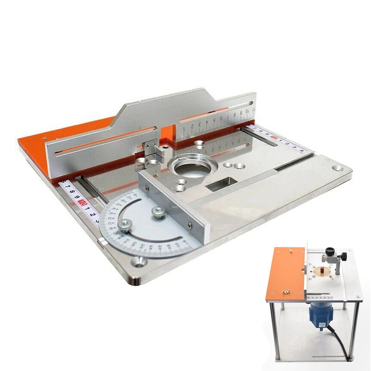 Router Table Insert Plate Table Saw Woodworking Workbench with