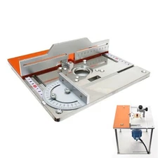 Router Table Insert Plate Table Saw Woodworking Workbench with Miter Gauge