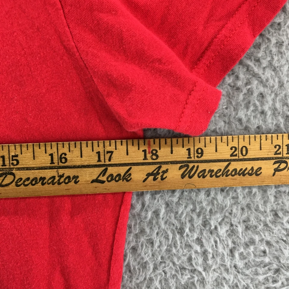 Angry Birds Graphic Print T-Shirt Womens XL Red Short Sleeve Crewneck Cotton - Image 4 of 4