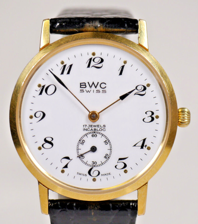 BWC Swiss 17 Jewels Incabloc, 765-3201-7, 34mm | eBay